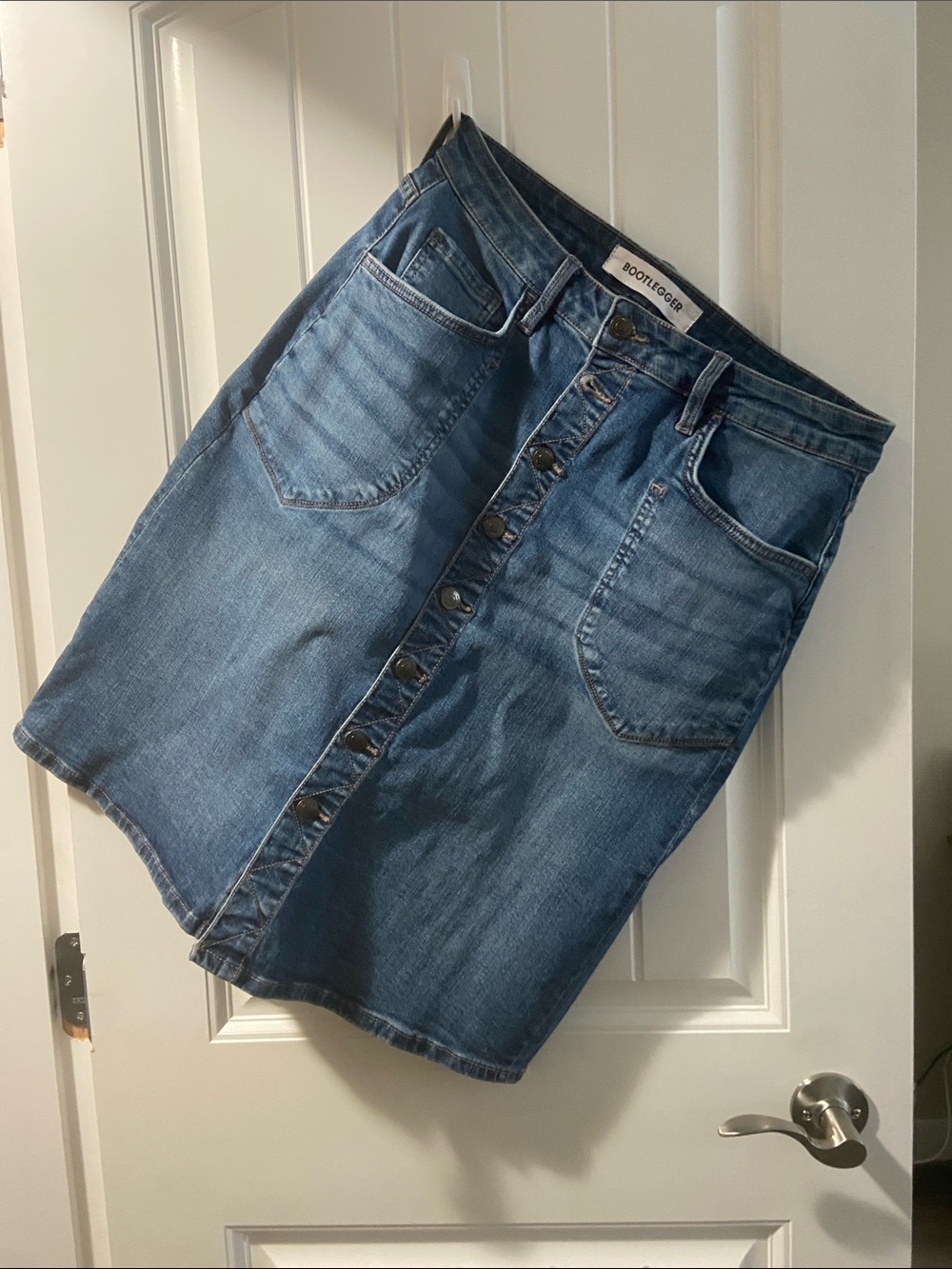 Bootlegger Jean MIDI Skirt